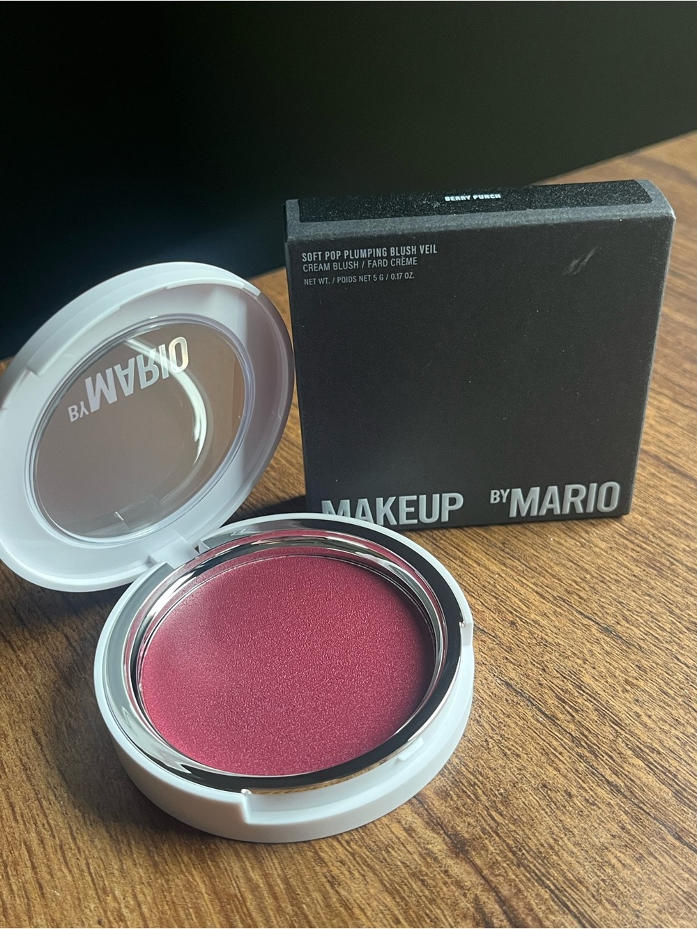 Makeup By Mario Cream Blush — Berry Punch Deep Pink